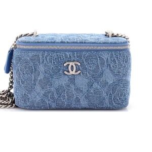 Chanel Blue Denim Crossbody Bag